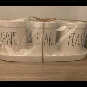 Rae Dunn kitchen containers